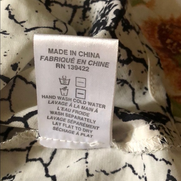 Marble Print Button Up Blouse - Picture 11 of 12